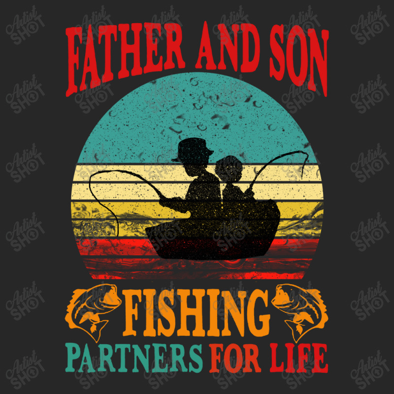 Father Son Fishing Partners For Life Vintage Men's T-shirt Pajama Set | Artistshot