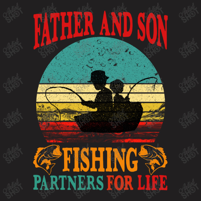 Father Son Fishing Partners For Life Vintage T-shirt | Artistshot