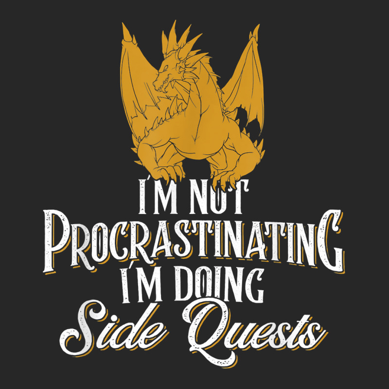 Not Procrastinating Side Quests Funny Rpg Gamer Dragons T Shirt Women's Pajamas Set by manviwadlington | Artistshot