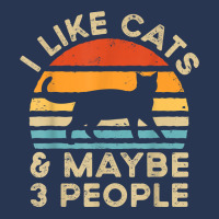 I Like Cats And Maybe 3 People T Shirt Men Denim Jacket | Artistshot