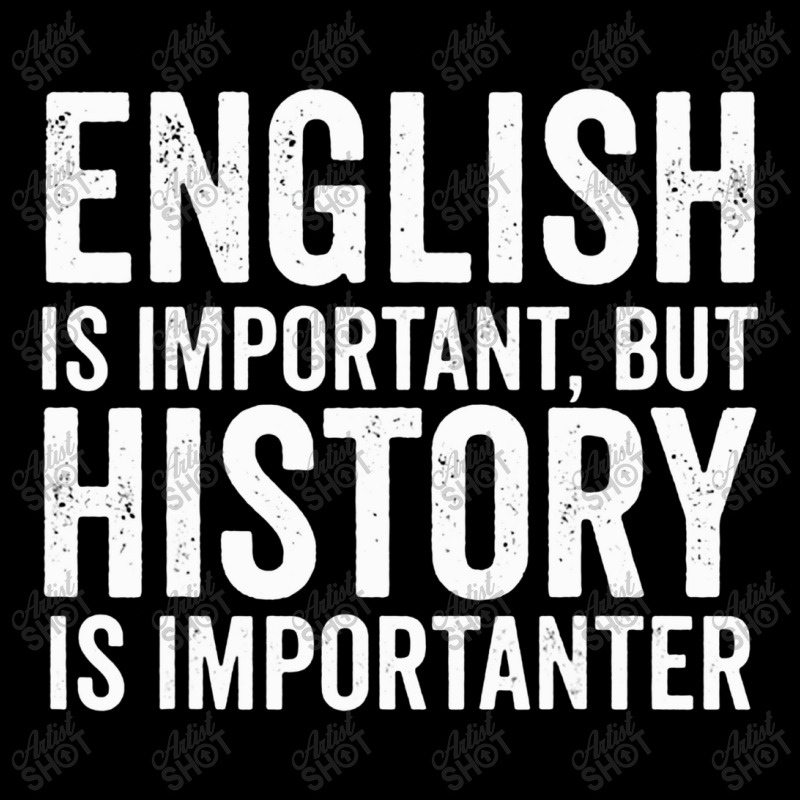 English Is Important But History Is Importanter Cool V-neck Tee | Artistshot