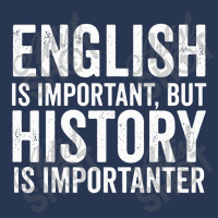 English Is Important But History Is Importanter Cool Men Denim Jacket | Artistshot