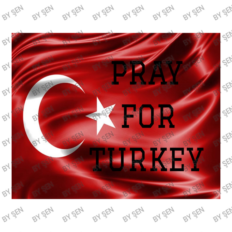 Pray For Turkey Women's V-Neck T-Shirt by ŞEN | Artistshot