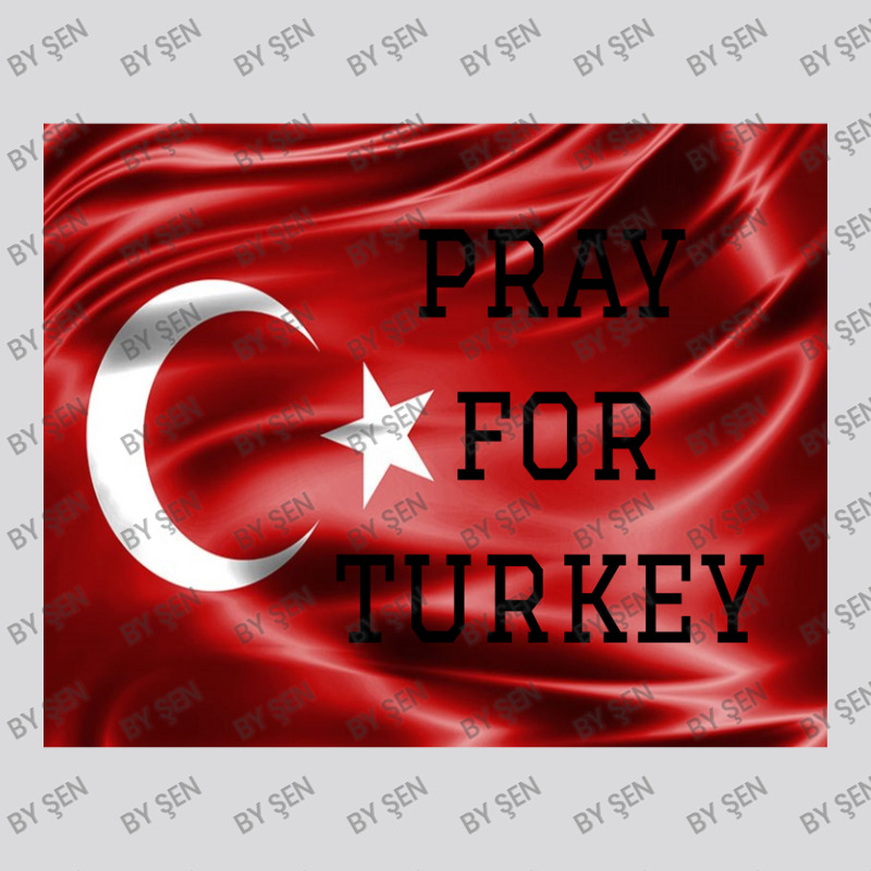 Pray For Turkey Women's Triblend Scoop T-shirt by ŞEN | Artistshot