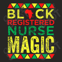 Black Registered Nurse Magic Ladies Fitted T-shirt | Artistshot