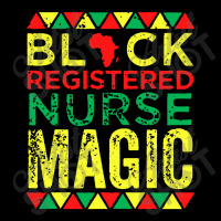 Black Registered Nurse Magic Cropped Hoodie | Artistshot