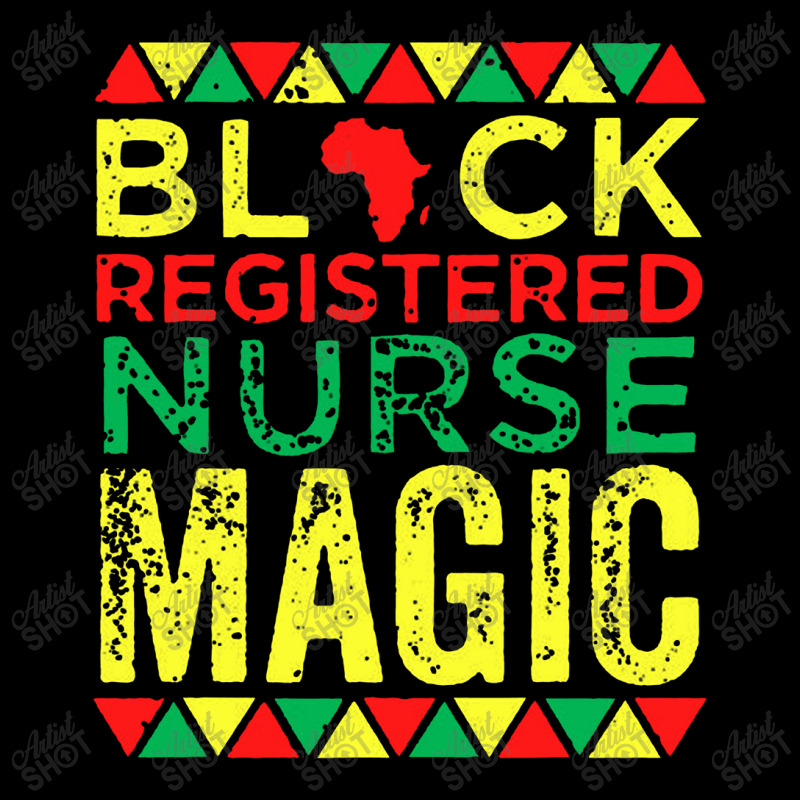 Black Registered Nurse Magic Cropped Hoodie | Artistshot