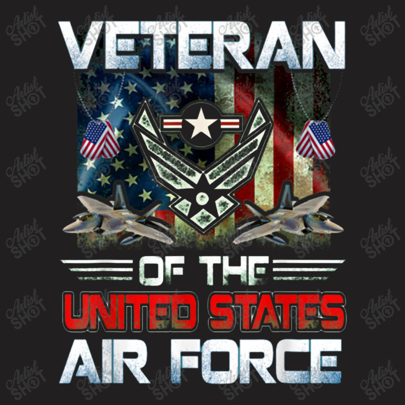 Eteran Of The U.s Air Force Vintage Gift   Usaf T-shirt | Artistshot