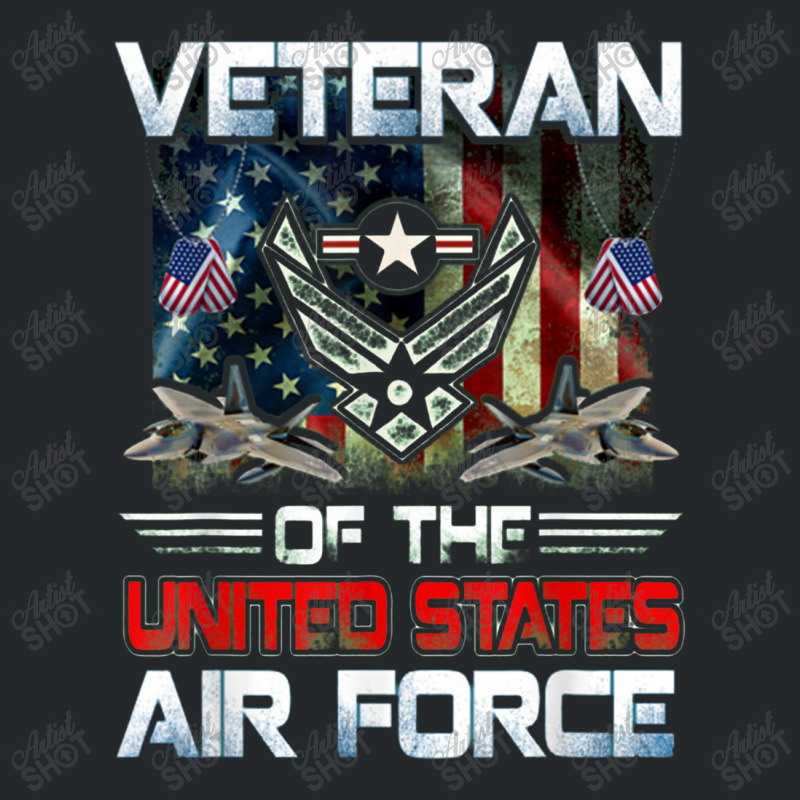 Eteran Of The U.s Air Force Vintage Gift   Usaf Crewneck Sweatshirt | Artistshot