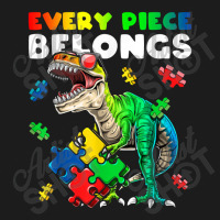 Every Piece Belongs Dinosaur Autism Awareness Puzzle Hoodie & Jogger Set | Artistshot