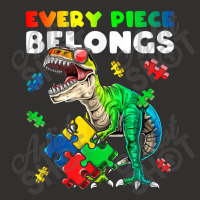 Every Piece Belongs Dinosaur Autism Awareness Puzzle Champion Hoodie | Artistshot