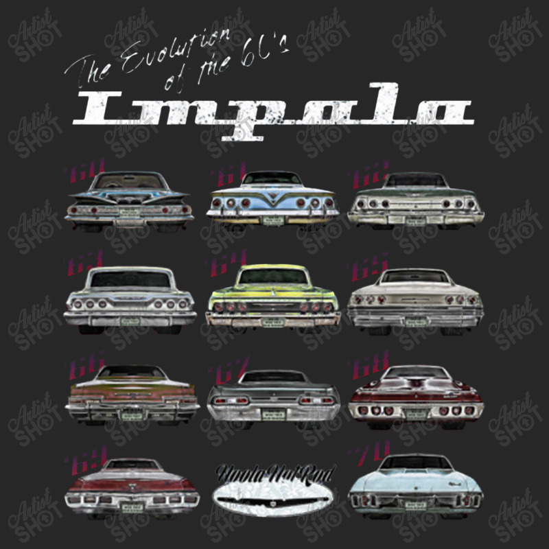 Evolution Of The 60s Impala,1960,hot Rod,muscle Car,mashup Men's T-shirt Pajama Set | Artistshot