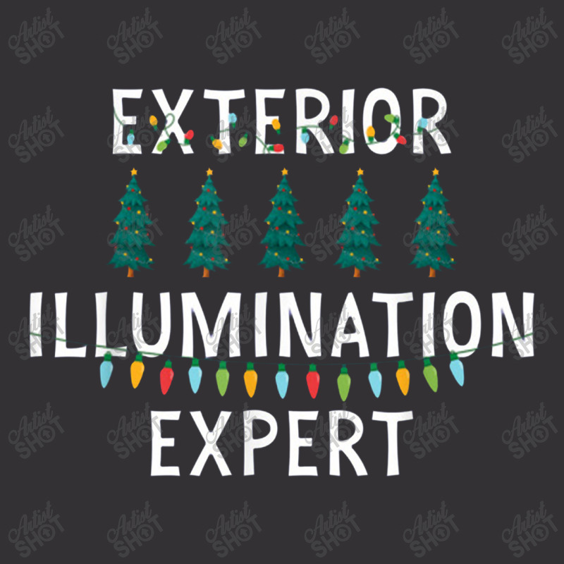 Exterior Illumination Expert Christmas Lights Decorator Gift Vintage Hoodie And Short Set | Artistshot