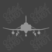 F 4 Phantom Aircraft Silhouette And Tri View Vintage T-shirt | Artistshot