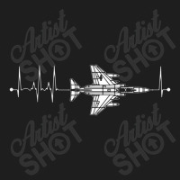 F 4 Phantomf 4 Phantom Schematic Airplane Pulse Ekg Pilot F4 Heartbeat Classic T-shirt | Artistshot