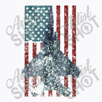 F 15 Eagle Jet Fighter Vintage Color American Flag T-shirt | Artistshot