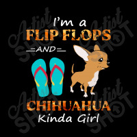 I'm A Flip Flops And Chihuahua Kinda Girl Summer Vacation Men's Long Sleeve Pajama Set | Artistshot