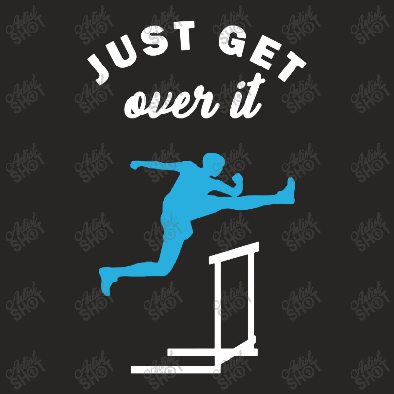 Just Get Over It Hurdle Race Ladies Fitted T-Shirt by jennifer Shop | Artistshot