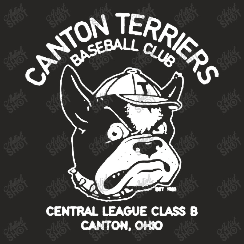 Canton Terriers Retro Baseball Ladies Fitted T-shirt | Artistshot