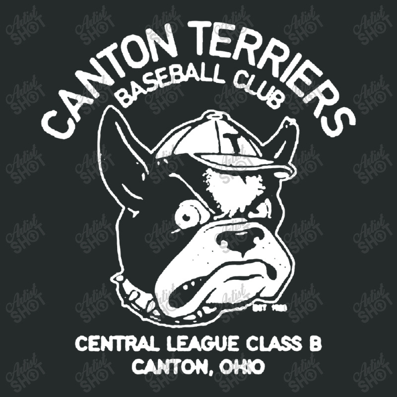 Canton Terriers Retro Baseball Women's Triblend Scoop T-shirt | Artistshot