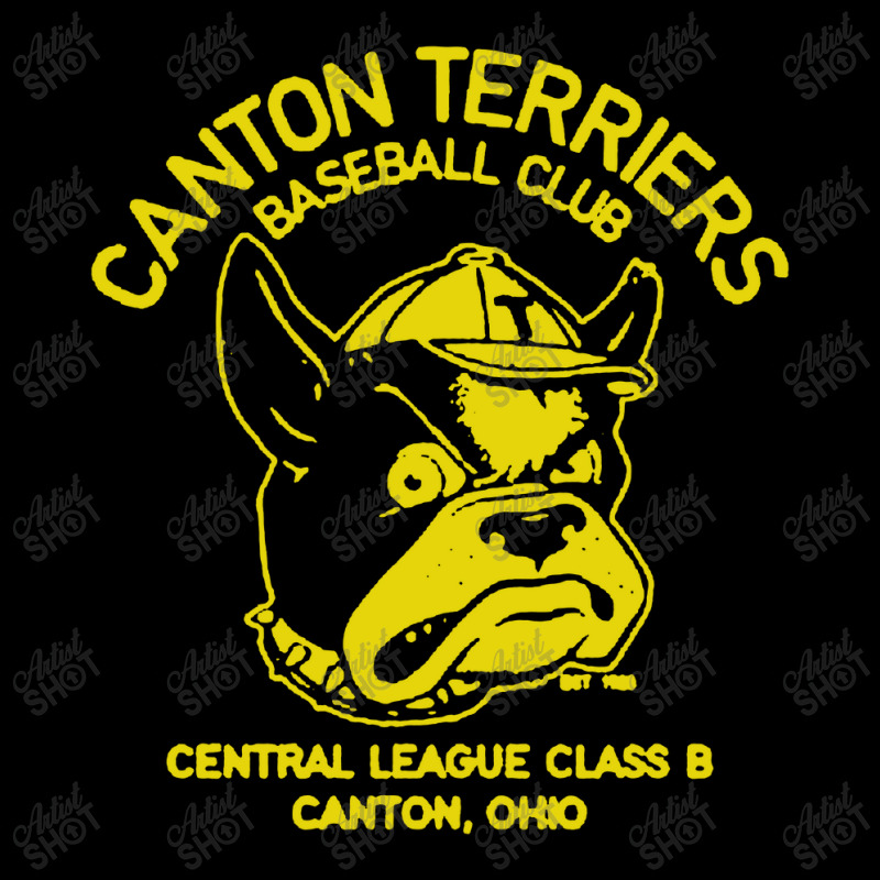 Canton Terriers Retro Baseball Cropped Hoodie | Artistshot