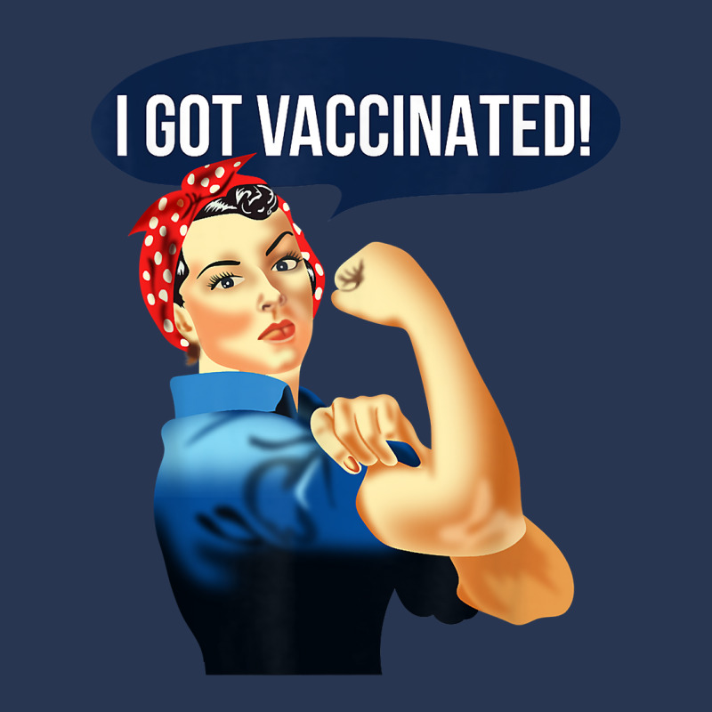 Pro Vaccine Vaccinated Rosie The Riveter Vaccinator T Shirt Men Denim Jacket by norhannuchols | Artistshot