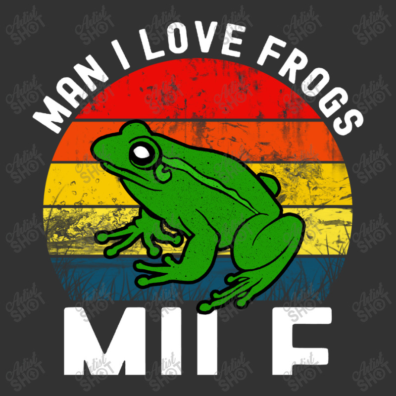 Funny Man I Love Frogs  Vintage Baby Bodysuit | Artistshot