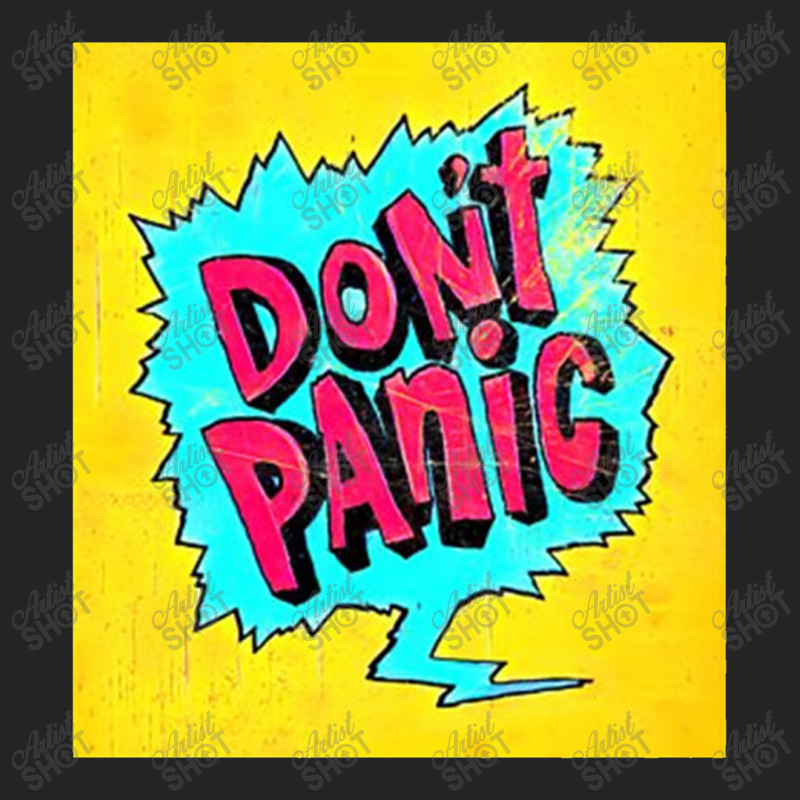 Don't Panic 3/4 Sleeve Shirt | Artistshot