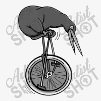 Kiwi Riding A Bike Ladies Fitted T-shirt | Artistshot