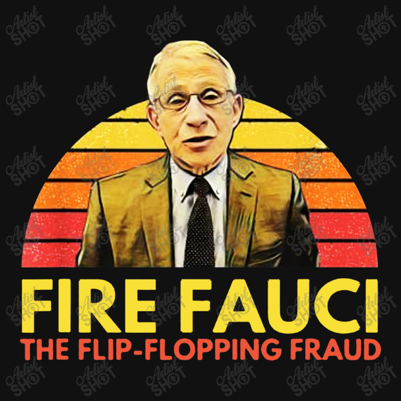 Fire Fauci Flip Flopping Shield Patch | Artistshot