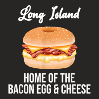 Long Island New York Bacon Egg And Cheese T Shirt Ladies Fitted T-shirt | Artistshot