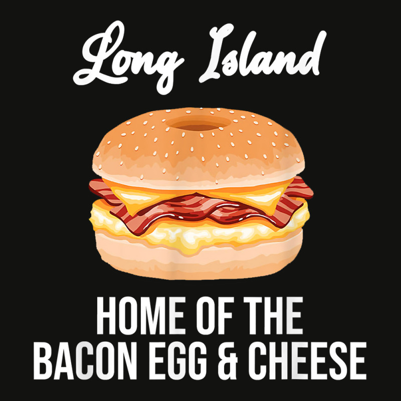 Long Island New York Bacon Egg And Cheese T Shirt Scorecard Crop Tee by belewomritans | Artistshot