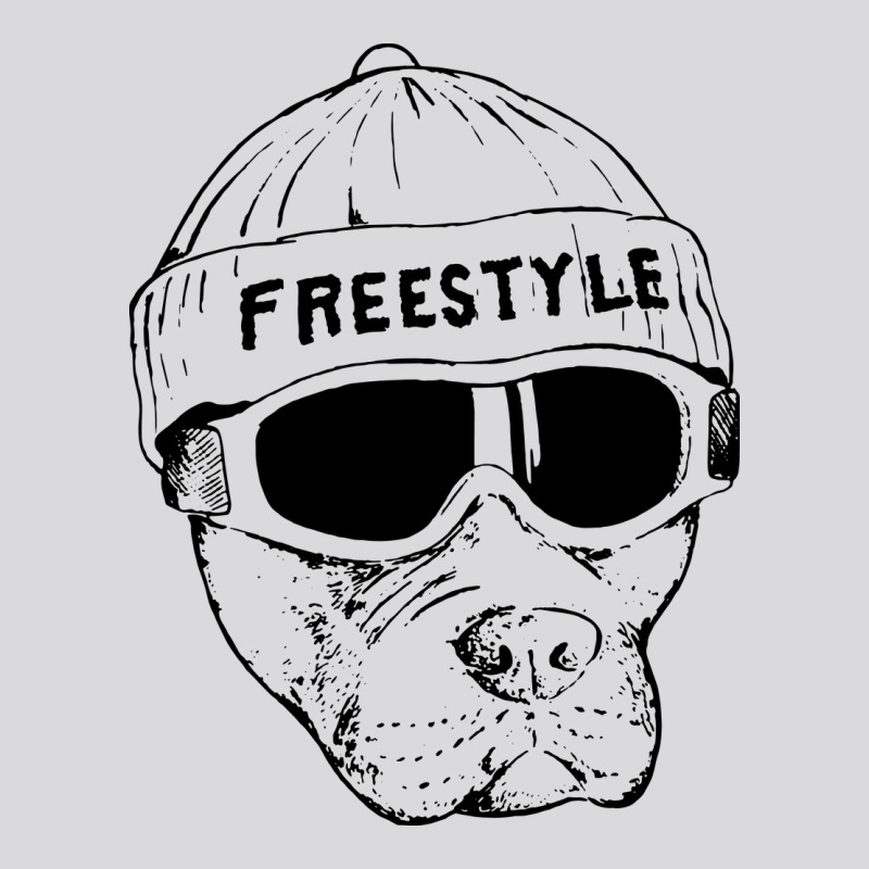Freestyle Dog Snowboard Women's Triblend Scoop T-shirt | Artistshot