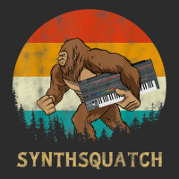 Synthsquatch Bigfoot Holding Synthesizer Synthesiser Design T Shirt Exclusive T-shirt | Artistshot