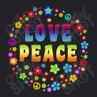 Peace Sign Love T Shirt  70s Hippie Costume T Shirt Youth Tee | Artistshot