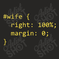 Funny Programming Wife Right Margin Ladies Fitted T-shirt | Artistshot