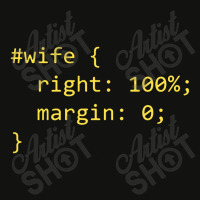 Funny Programming Wife Right Margin Scorecard Crop Tee | Artistshot