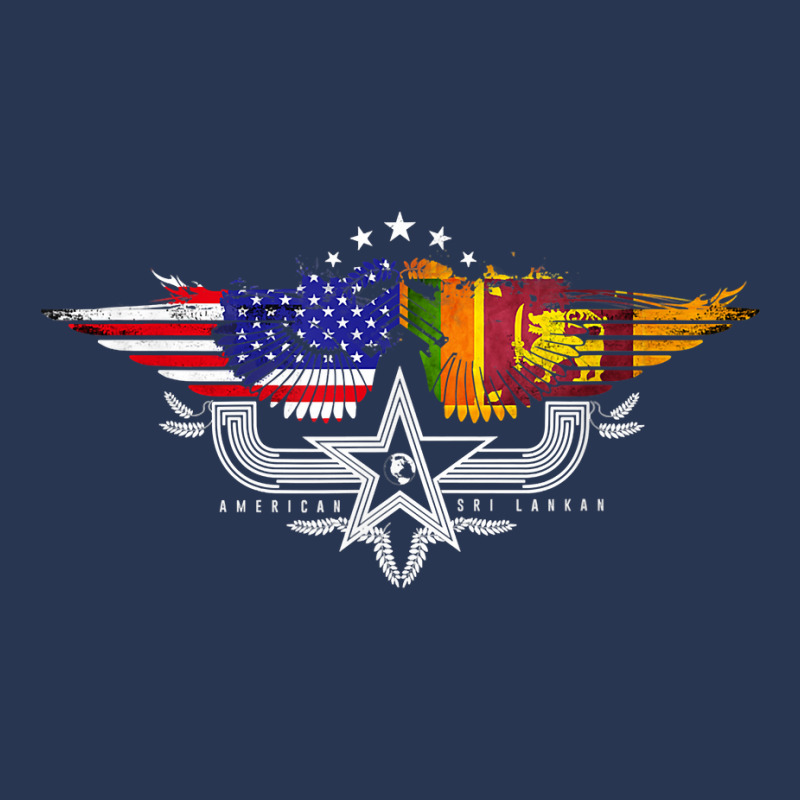 Custom Sri Lanka Usa Flag Sri Lankan American T Shirt Men Denim Jacket