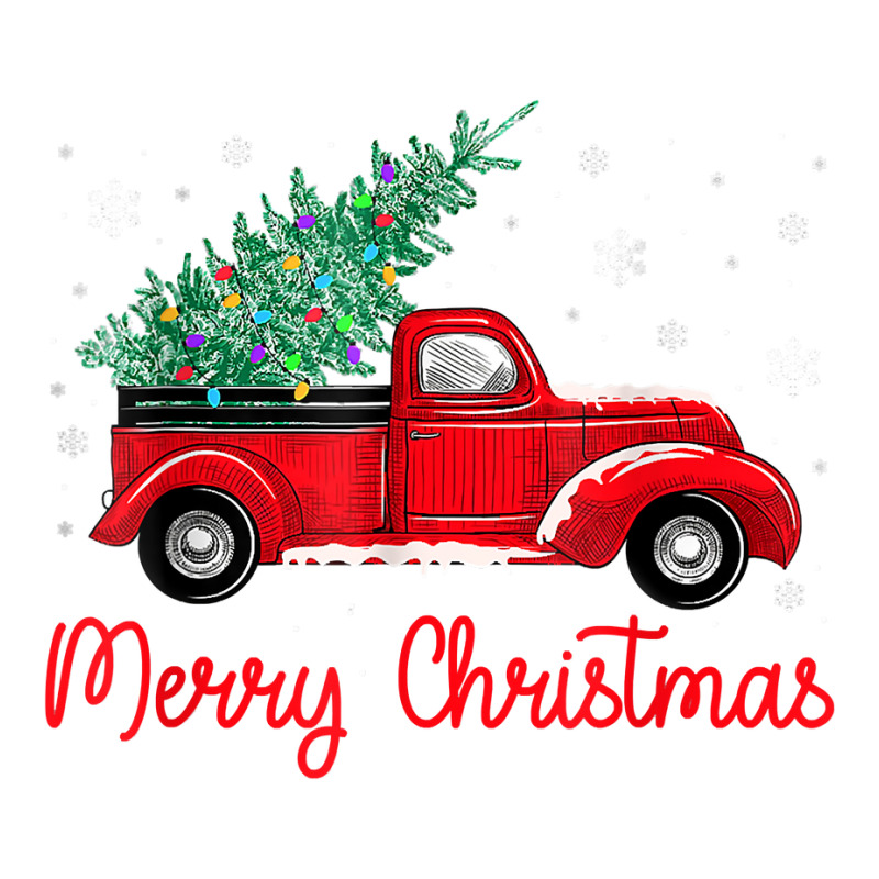 Red Truck Pick Up Christmas Tree Light Merry Christmas Light T Shirt Baby Tee by belewomritans | Artistshot