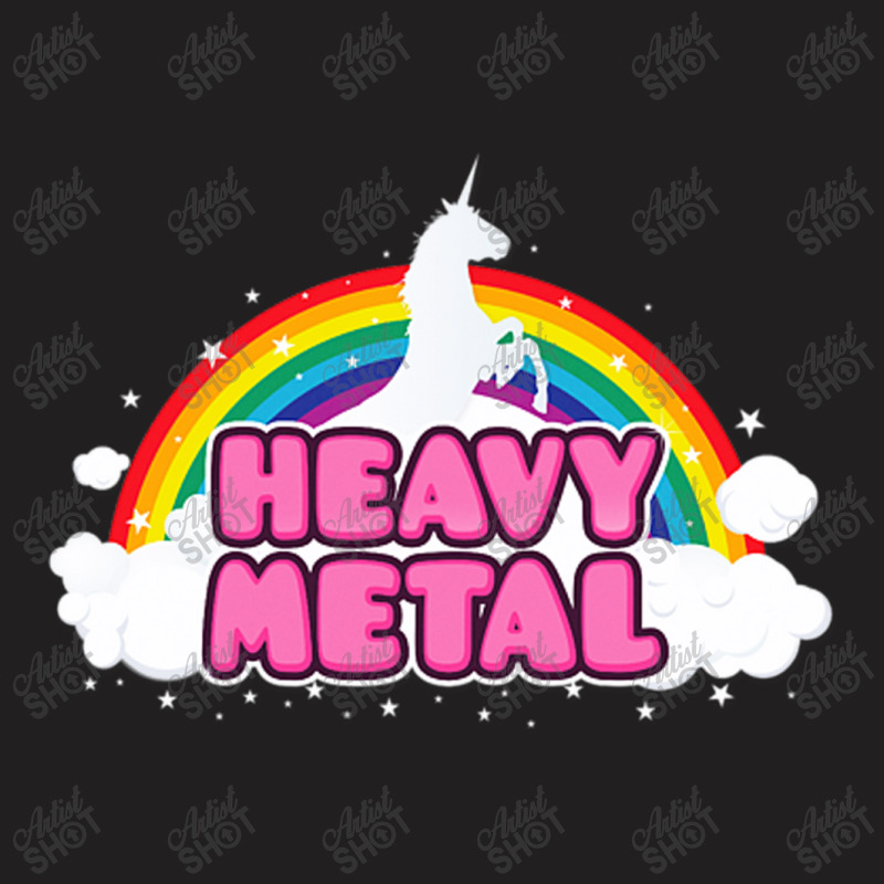 Unicorn Heavy Metal T-Shirt by eerikabermudez | Artistshot