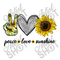 Peace Love Sun.shi.ne  Sunflower Hippie T Shirt 3/4 Sleeve Shirt | Artistshot