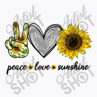 Peace Love Sun.shi.ne  Sunflower Hippie T Shirt T-shirt | Artistshot