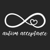 Red Instead Autism Shirt Autism Acceptance T Shirt Ladies Fitted T-shirt | Artistshot