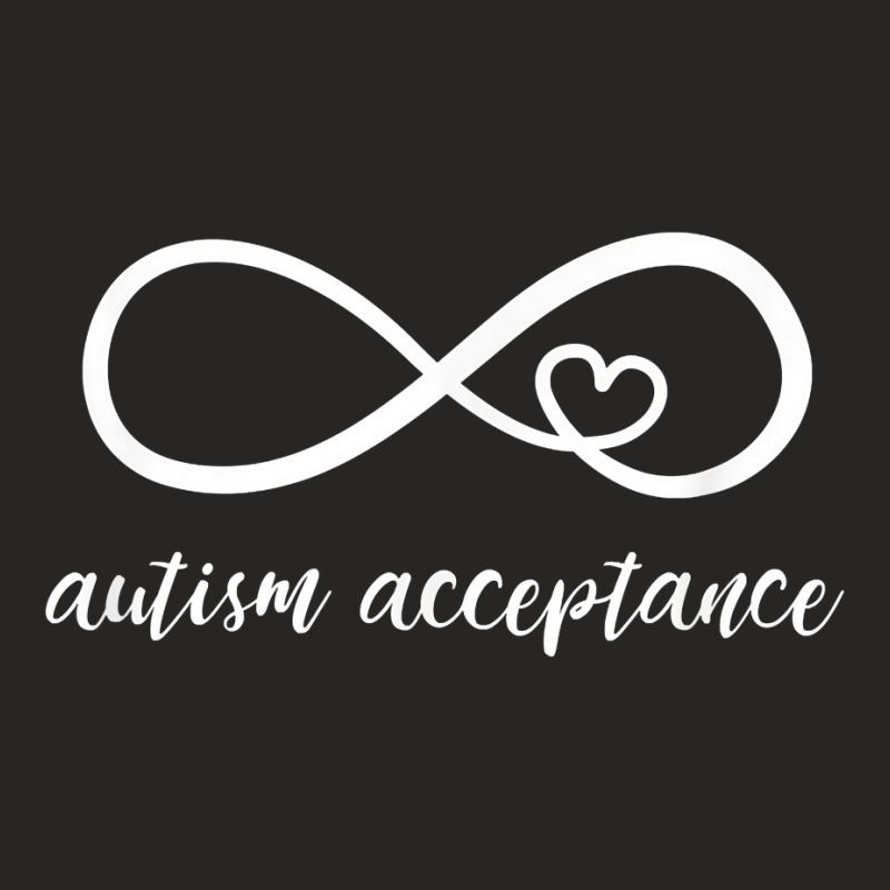 Red Instead Autism Shirt Autism Acceptance T Shirt Ladies Fitted T-Shirt by johnjosephmenk | Artistshot