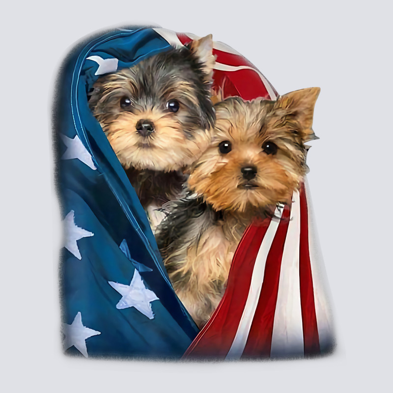 Yorkshire Terrier Us Flag July 4th Patriotic Yorkie Puppies T Shirt Bucket Hat by emly9i8u7y6y5t | Artistshot