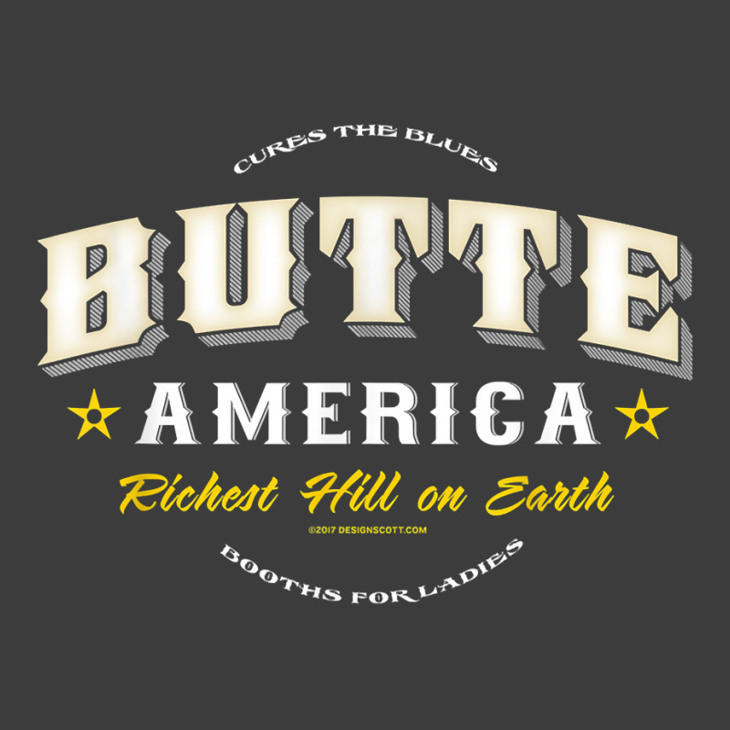 Butte America Montana T Shirt Copper Miner Mining Men's Polo Shirt | Artistshot