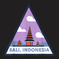 Bali Indonesia Triangular Triangle Building Background T Shirt T-shirt | Artistshot