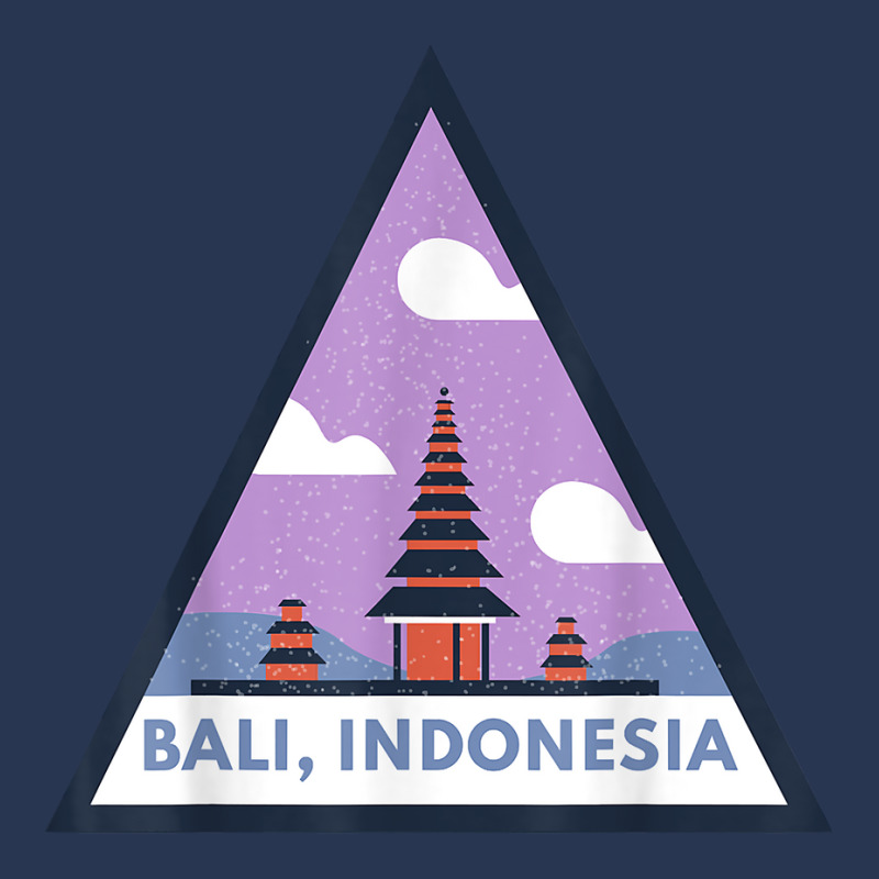 Bali Indonesia Triangular Triangle Building Background T Shirt Men Denim Jacket | Artistshot