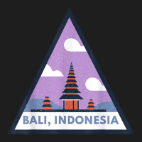 Bali Indonesia Triangular Triangle Building Background T Shirt Classic T-shirt | Artistshot