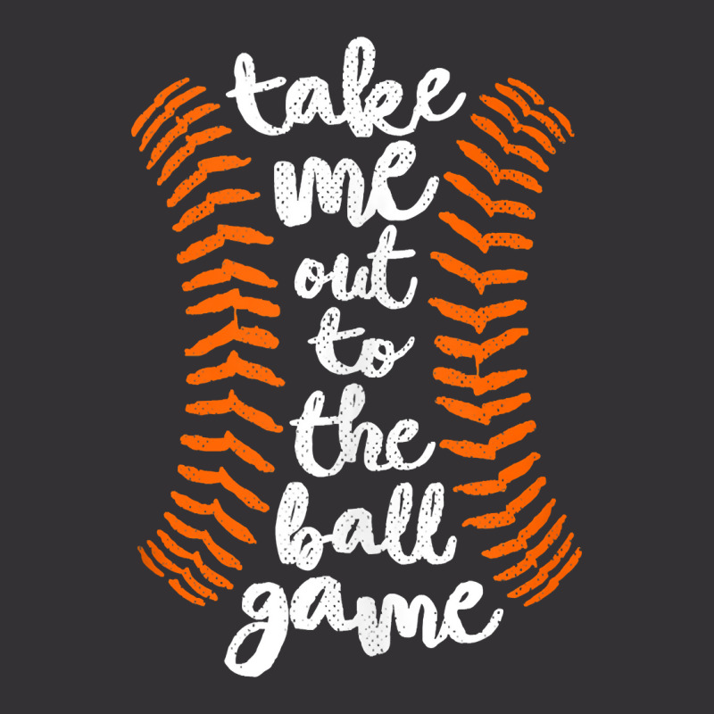 Take Me Out Ball Game Shirt Baseball Song Orange Black Blue Tank Top Vintage Hoodie by alayziahollars | Artistshot